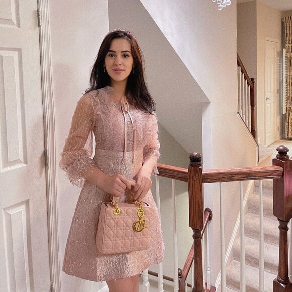 Pink Girly Mini Dress - Picture 1 of 6